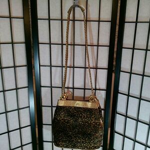 Tianni faux fur shoulder bag